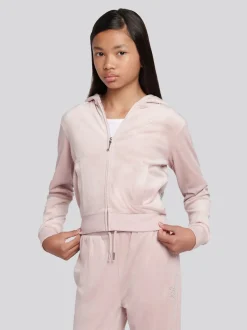Juicy Couture Purple Zip Through Hoodie and Relaxed Joggers Set