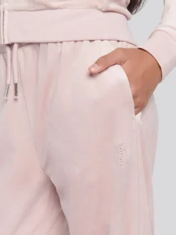 Juicy Couture Purple Zip Through Hoodie and Relaxed Joggers Set