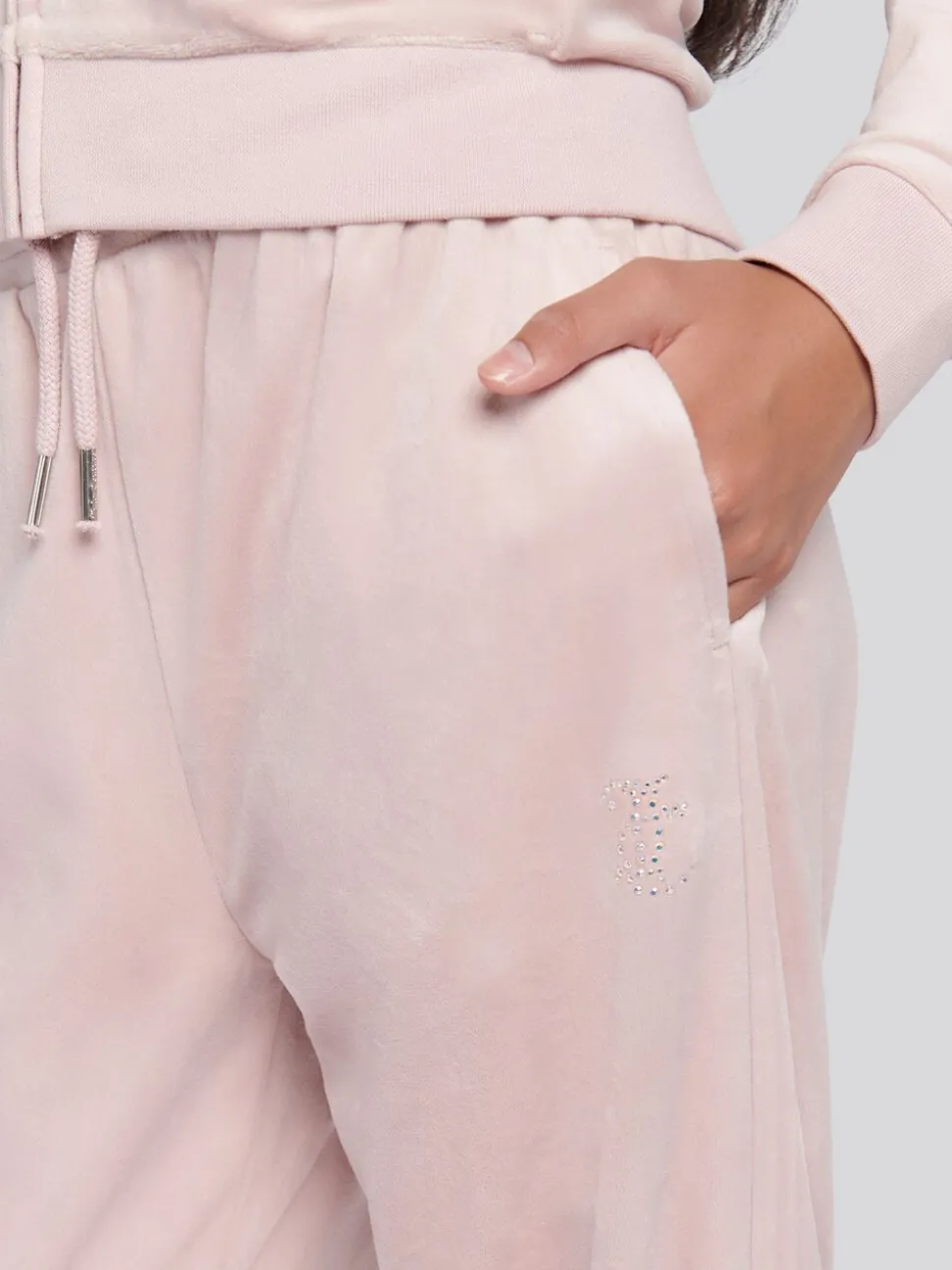 Juicy Couture Purple Zip Through Hoodie and Relaxed Joggers Set
