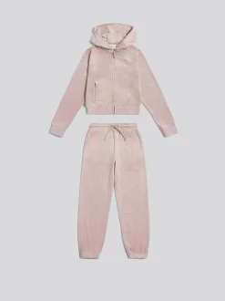 Juicy Couture Purple Zip Through Hoodie and Relaxed Joggers Set