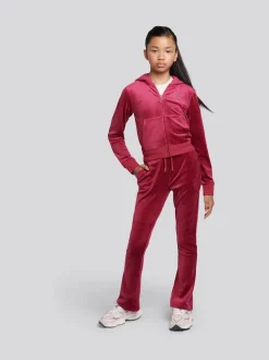 Juicy Couture Red Diamante Bootcut Joggers