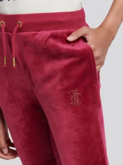 Juicy Couture Red Diamante Bootcut Joggers