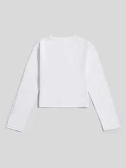 Juicy Couture White Baby Diamante Arm Long Sleeve T-Shirt