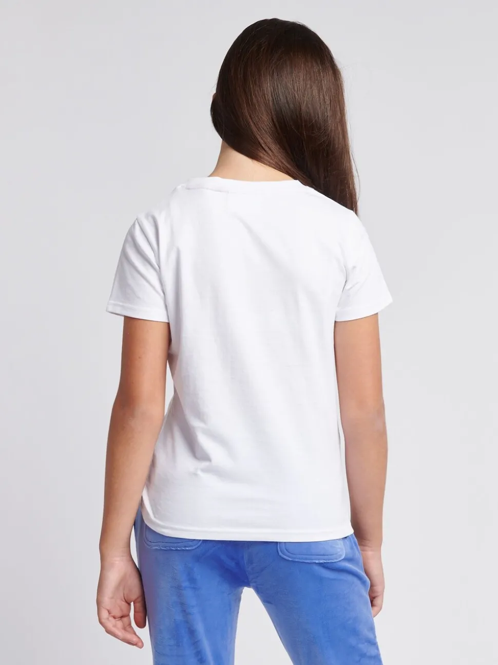 Juicy Couture White Fitted Diamante T-Shirt