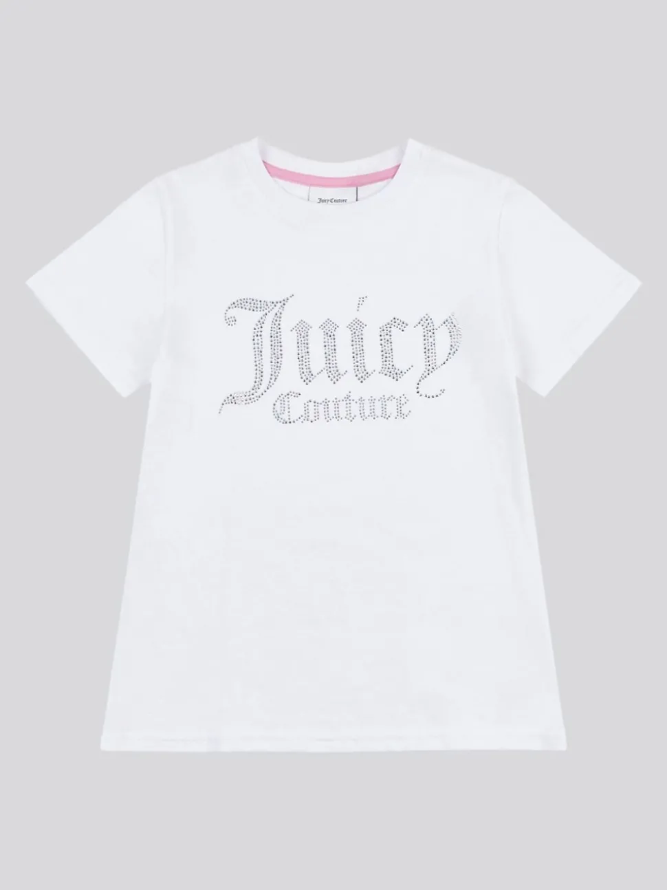 Juicy Couture White Fitted Diamante T-Shirt
