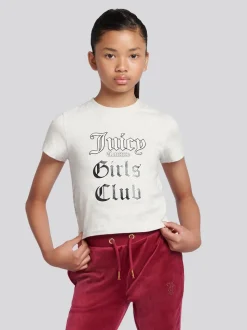 Juicy Couture White Slogan T-Shirt