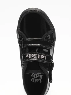 Lelli Kelly Black Hook and Loop Trainers