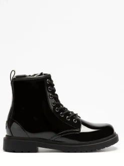 Lelli Kelly Harper Lace Up Black Boots