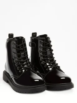 Lelli Kelly Harper Lace Up Black Boots