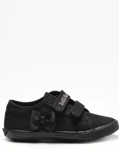 Lelli Kelly Black Hook and Loop Trainers