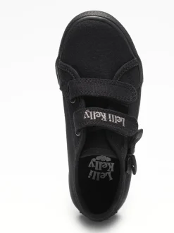 Lelli Kelly Black Hook and Loop Trainers