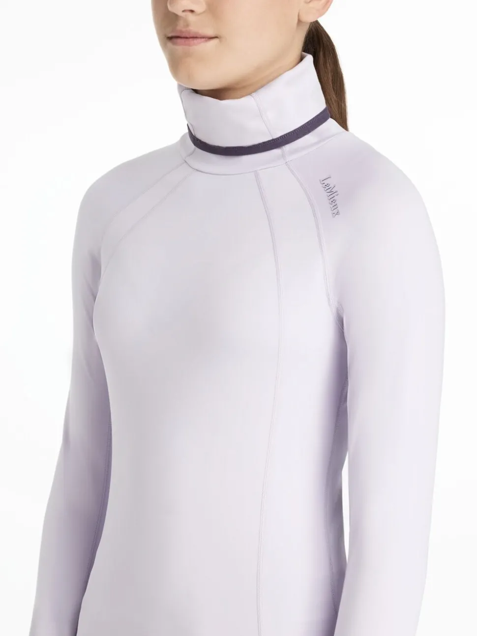 LeMieux Young Rider Savannah Snood Mesh Base Layer Lilac