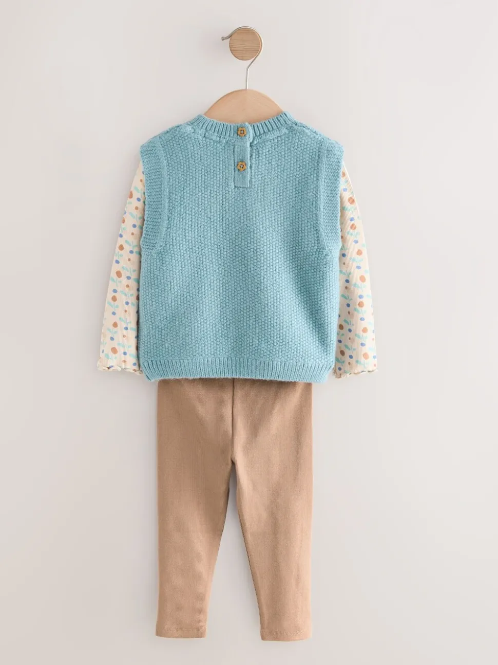 Light Blue Knitted Jumper and Leggings Set (3mths-7yrs)