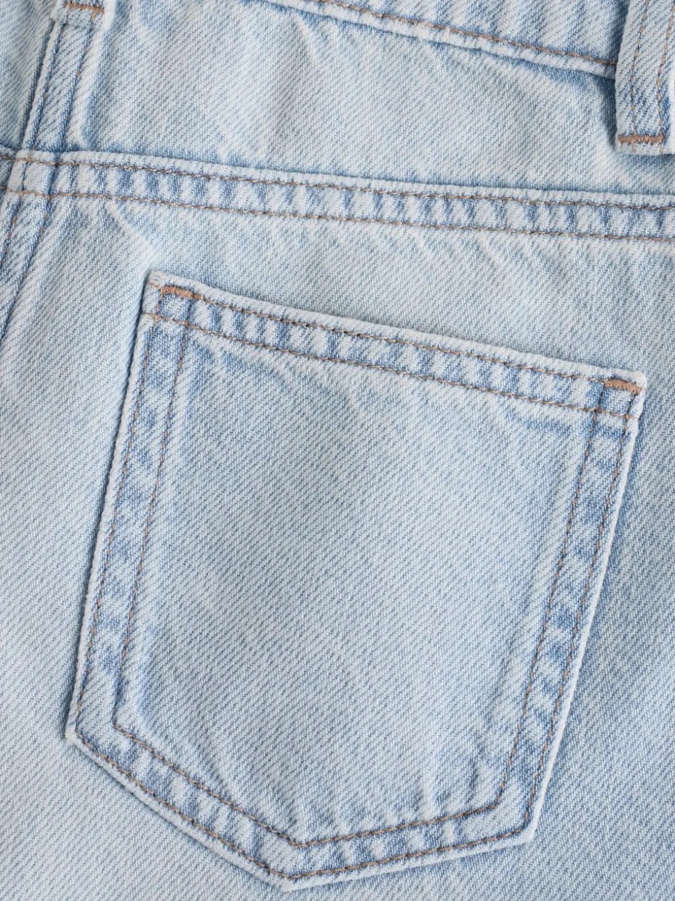 Light Blue Regular Length Relaxed Denim Shorts (3-16yrs)