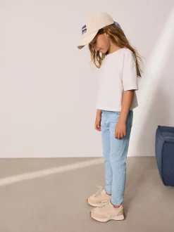Light Blue Regular Length Stretch Jeggings (3-16yrs)