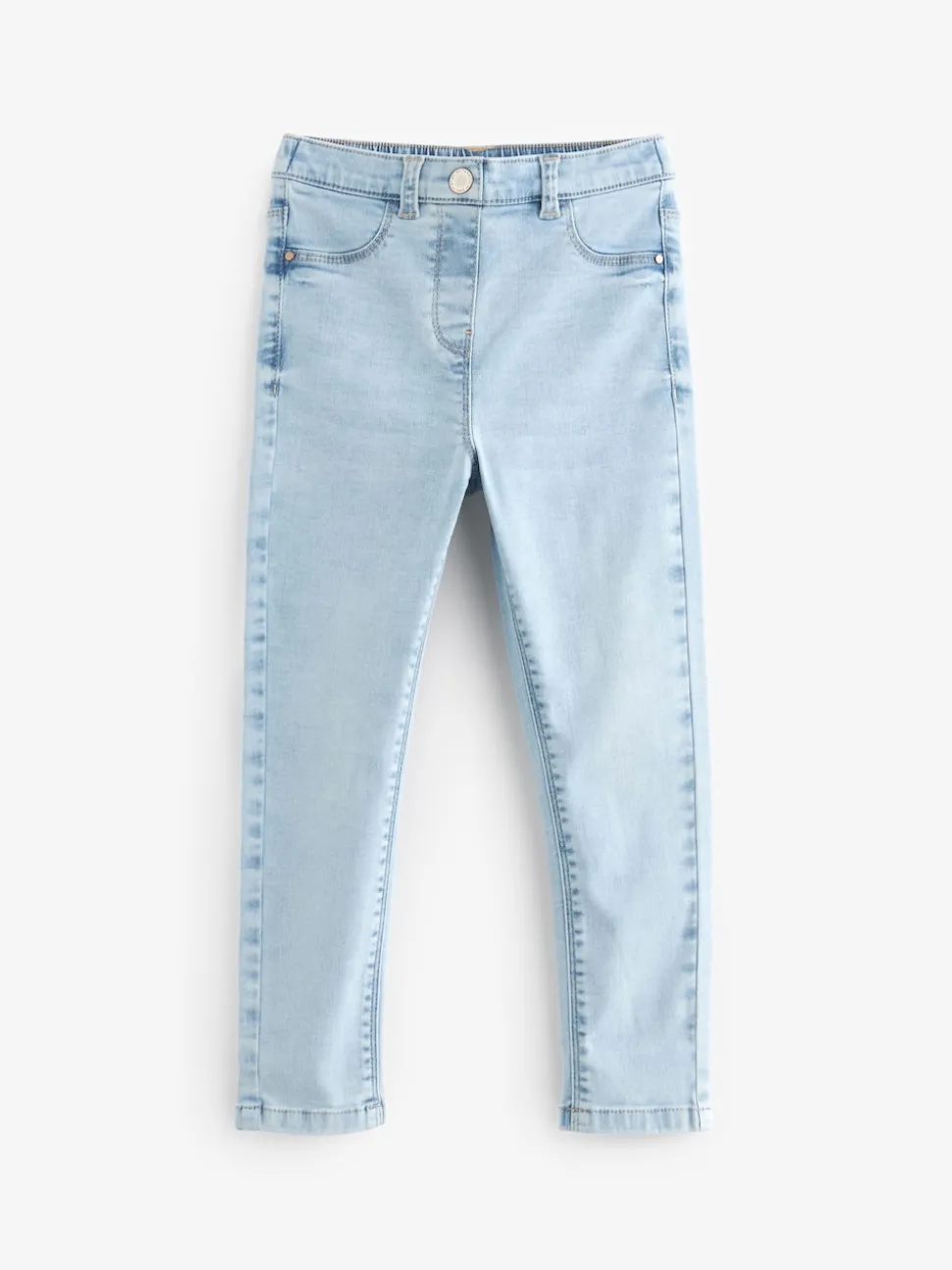 Light Blue Regular Length Stretch Jeggings (3-16yrs)