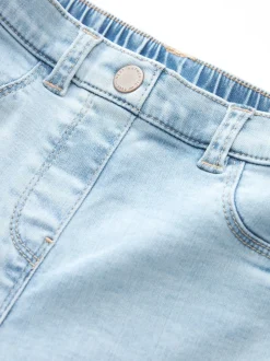 Light Blue Regular Length Stretch Jeggings (3-16yrs)