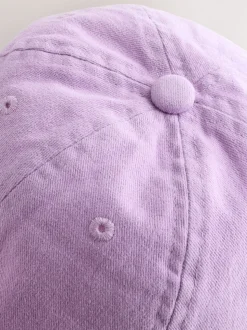 Lilac Purple Baseball 100% Cotton Cap (1-16yrs)