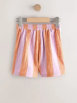 Lilac Purple Pull On Shorts (3-16yrs)