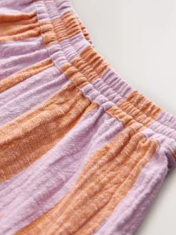 Lilac Purple Pull On Shorts (3-16yrs)