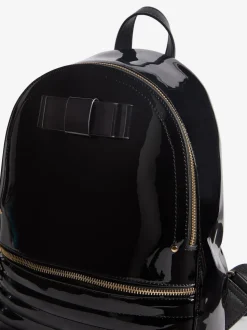 Lipsy Black Bow Detail School Backpack
