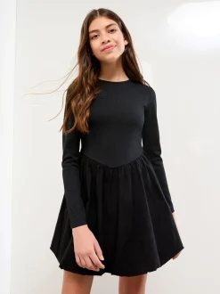 Lipsy Black Puffball Hem Dress (5-16yrs)