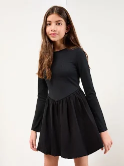 Lipsy Black Puffball Hem Dress (5-16yrs)