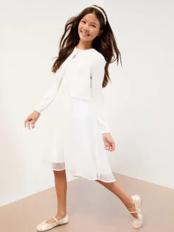 Lipsy Ivory Occasion Bolero Cardigan (5-16yrs)