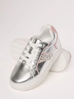 Lipsy Metallic Girls Sports Trainers