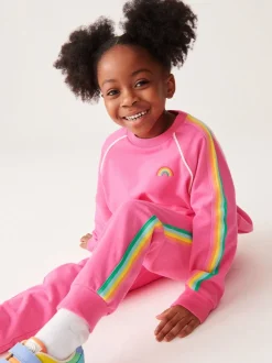 Little Bird by Jools Oliver Pink Sweatshirt and Joggers Set