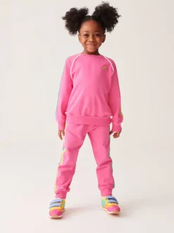 Little Bird by Jools Oliver Pink Sweatshirt and Joggers Set