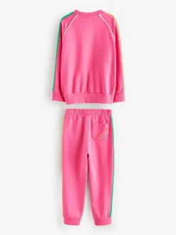 Little Bird by Jools Oliver Pink Sweatshirt and Joggers Set