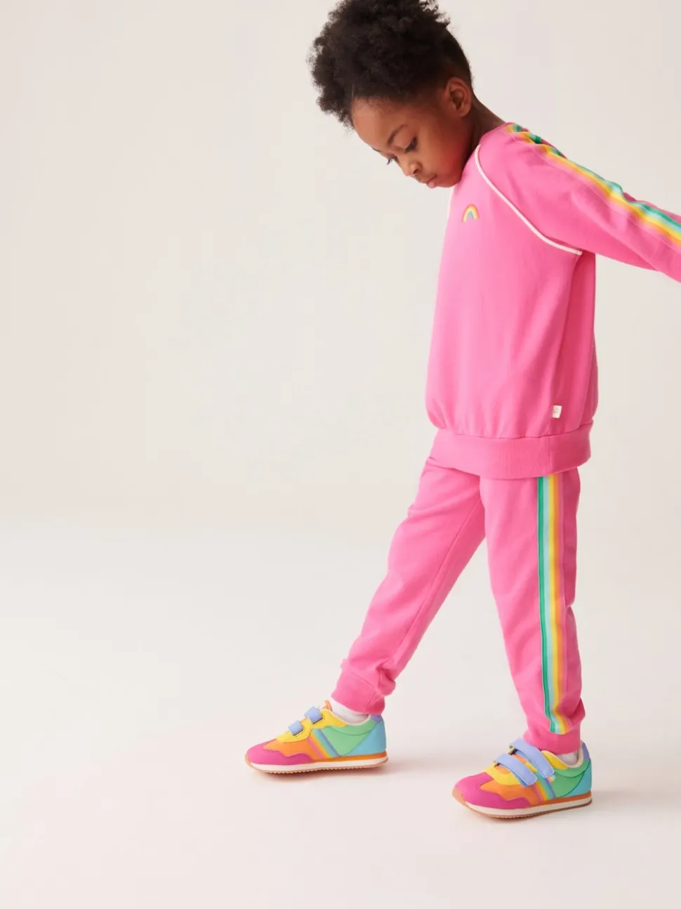 Little Bird by Jools Oliver Pink Sweatshirt and Joggers Set