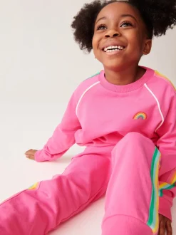 Little Bird by Jools Oliver Pink Sweatshirt and Joggers Set