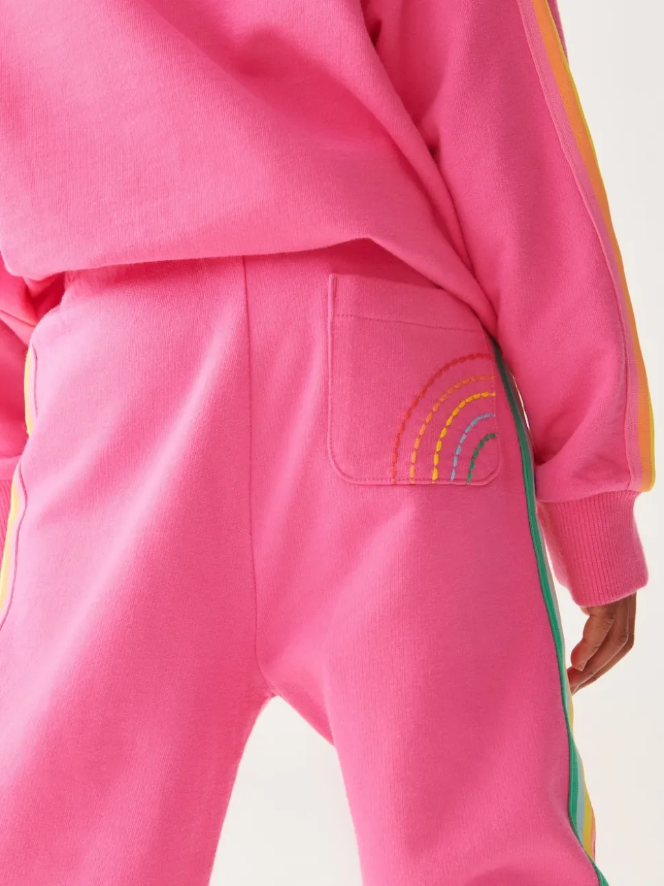 Little Bird by Jools Oliver Pink Sweatshirt and Joggers Set