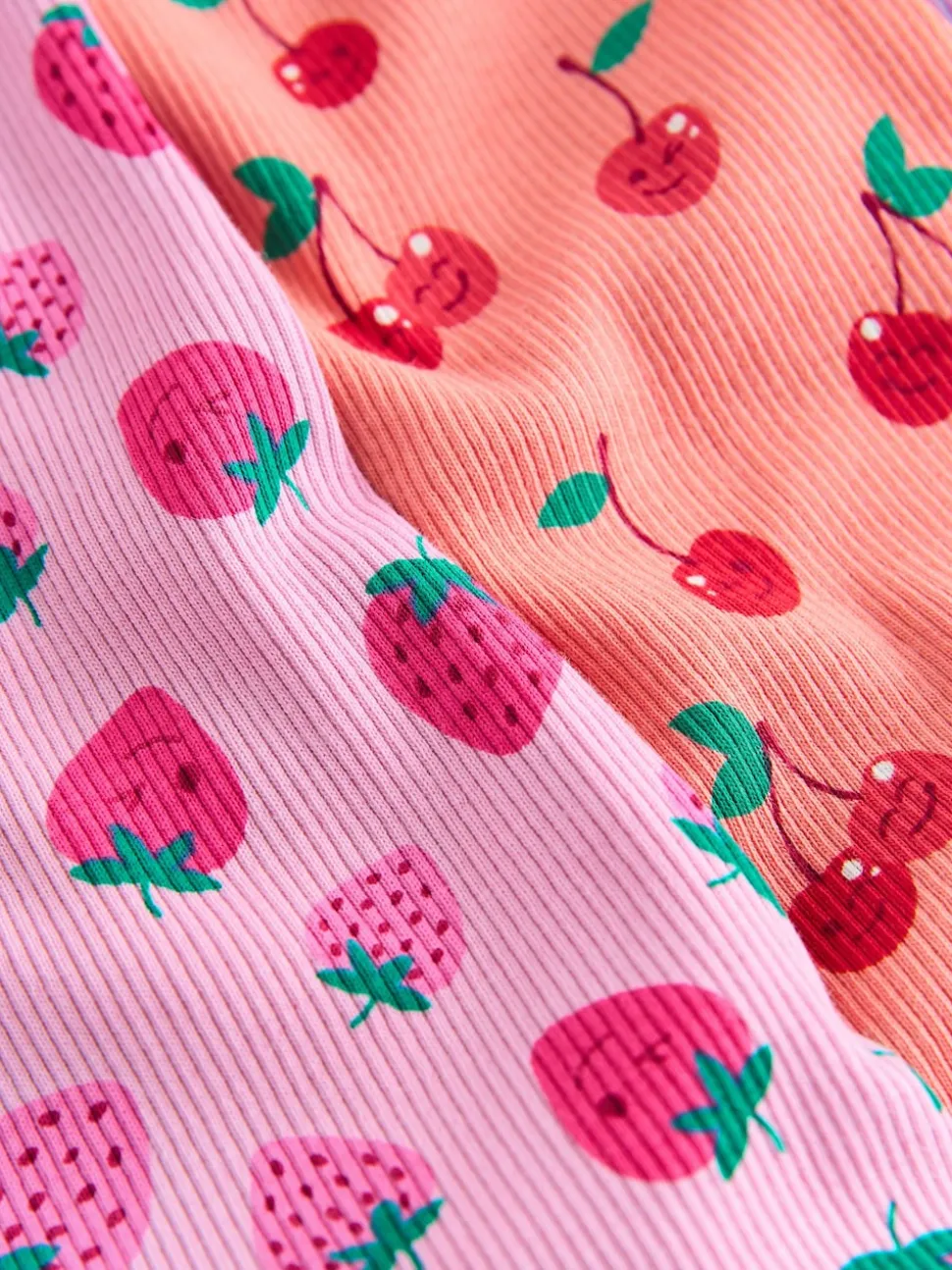 Little Bird by Jools Oliver Fruity Ribbed Jersey Kickflare Leggings 3 Pack