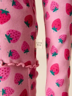 Little Bird by Jools Oliver Fruity Ribbed Jersey Tops 3 Pack
