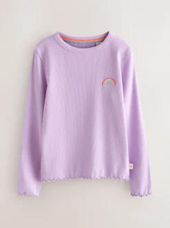 Little Bird by Jools Oliver Fruity Ribbed Jersey Tops 3 Pack