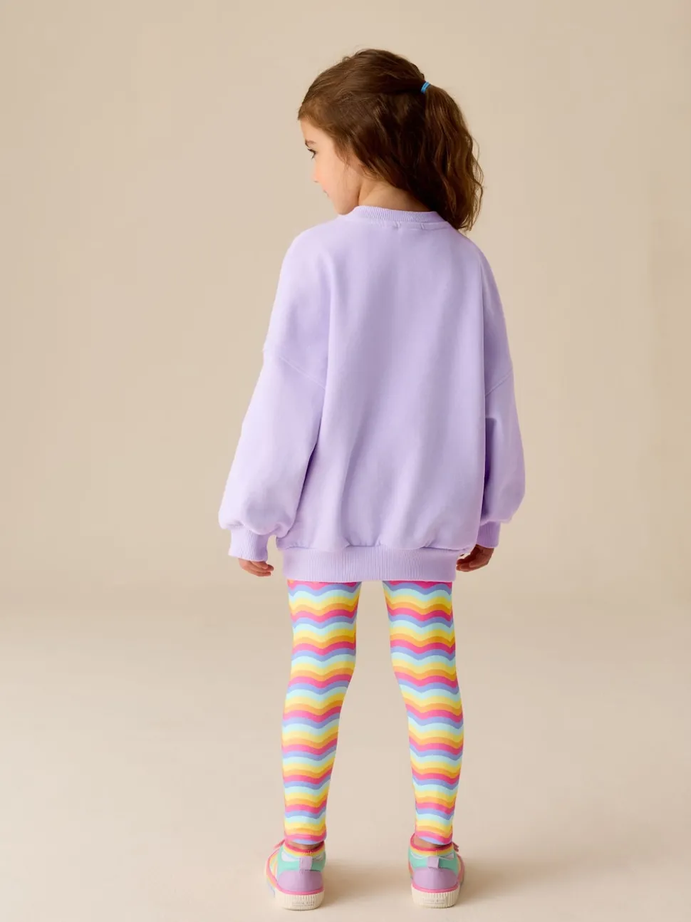 Little Bird by Jools Oliver Lilac Purple Butterfly 2 Piece Jumper and Leggings Set