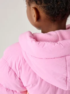 Little Bird by Jools Oliver Multi Shower Resistant Pastel Rainbow Longline Padded Coat