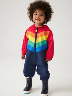 Little Bird by Jools Oliver Multi Rainbow Waterproof Puddlesuit