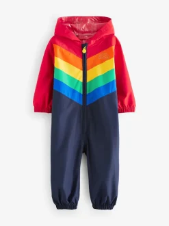 Little Bird by Jools Oliver Multi Rainbow Waterproof Puddlesuit