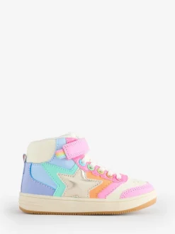 Little Bird by Jools Oliver Multi Star Hi-Top Trainers