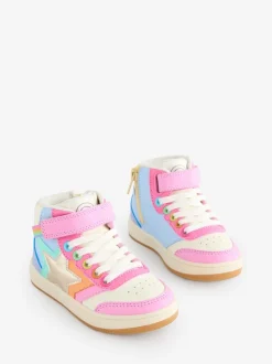 Little Bird by Jools Oliver Multi Star Hi-Top Trainers