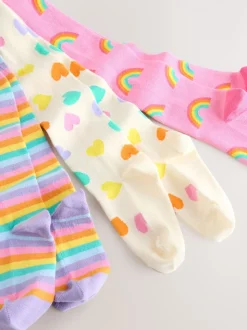 Little Bird by Jools Oliver Pastel Multi Tights 3 Pack
