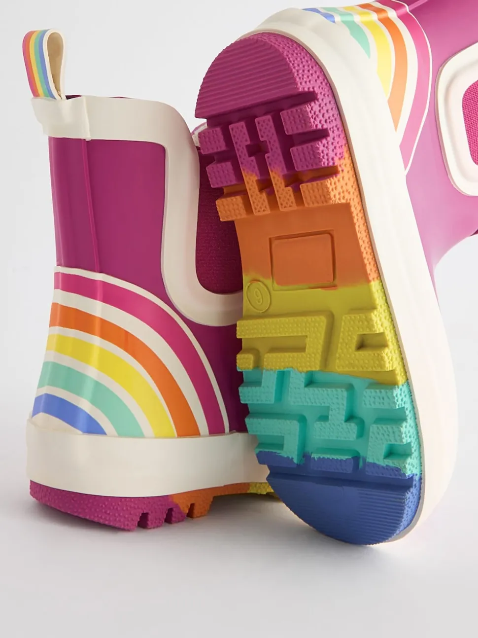 Little Bird by Jools Oliver Pink Little Bird by Jools Oliver Rainbow Welly Boots