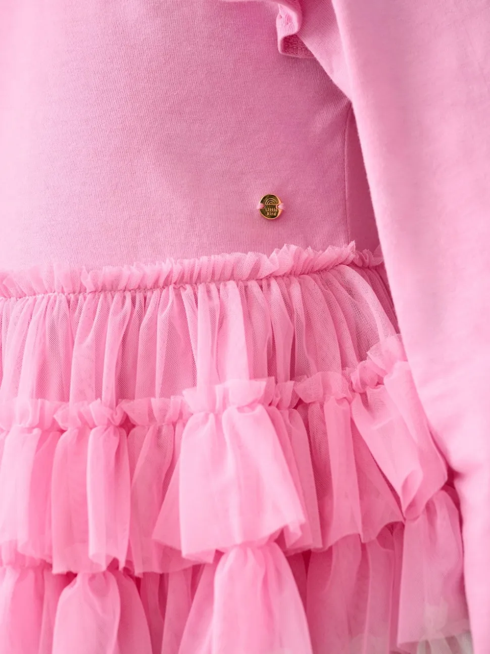 Little Bird by Jools Oliver Pink Rainbow Tulle Party Tutu Dress