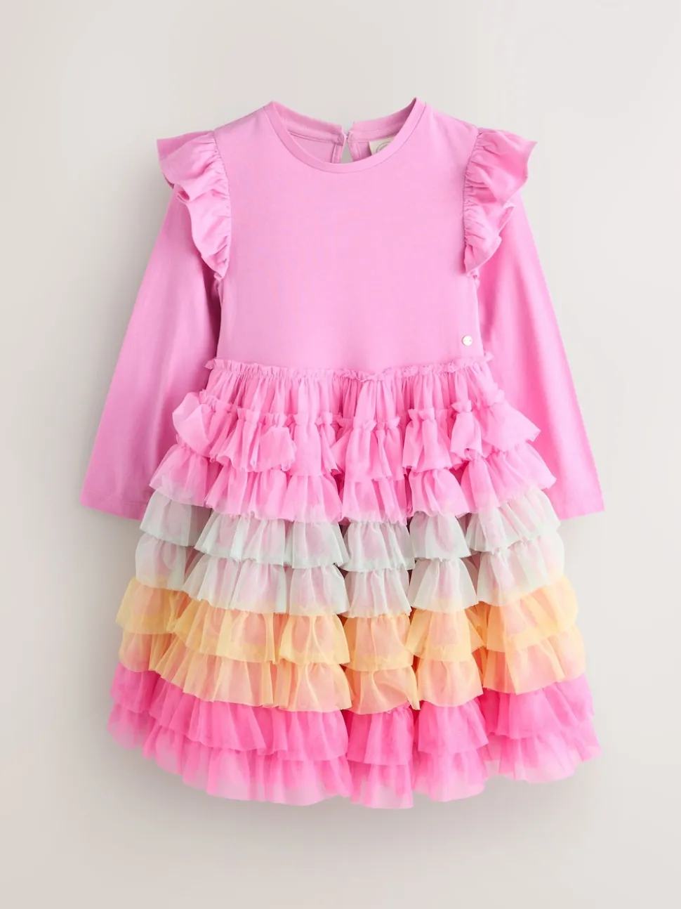 Little Bird by Jools Oliver Pink Rainbow Tulle Party Tutu Dress