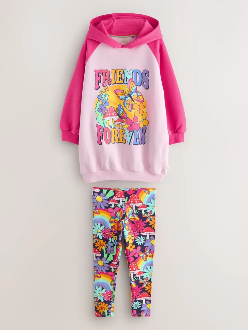 Little Bird by Jools Oliver Pink 2 Piece Hoodie and Leggings Friendship Set