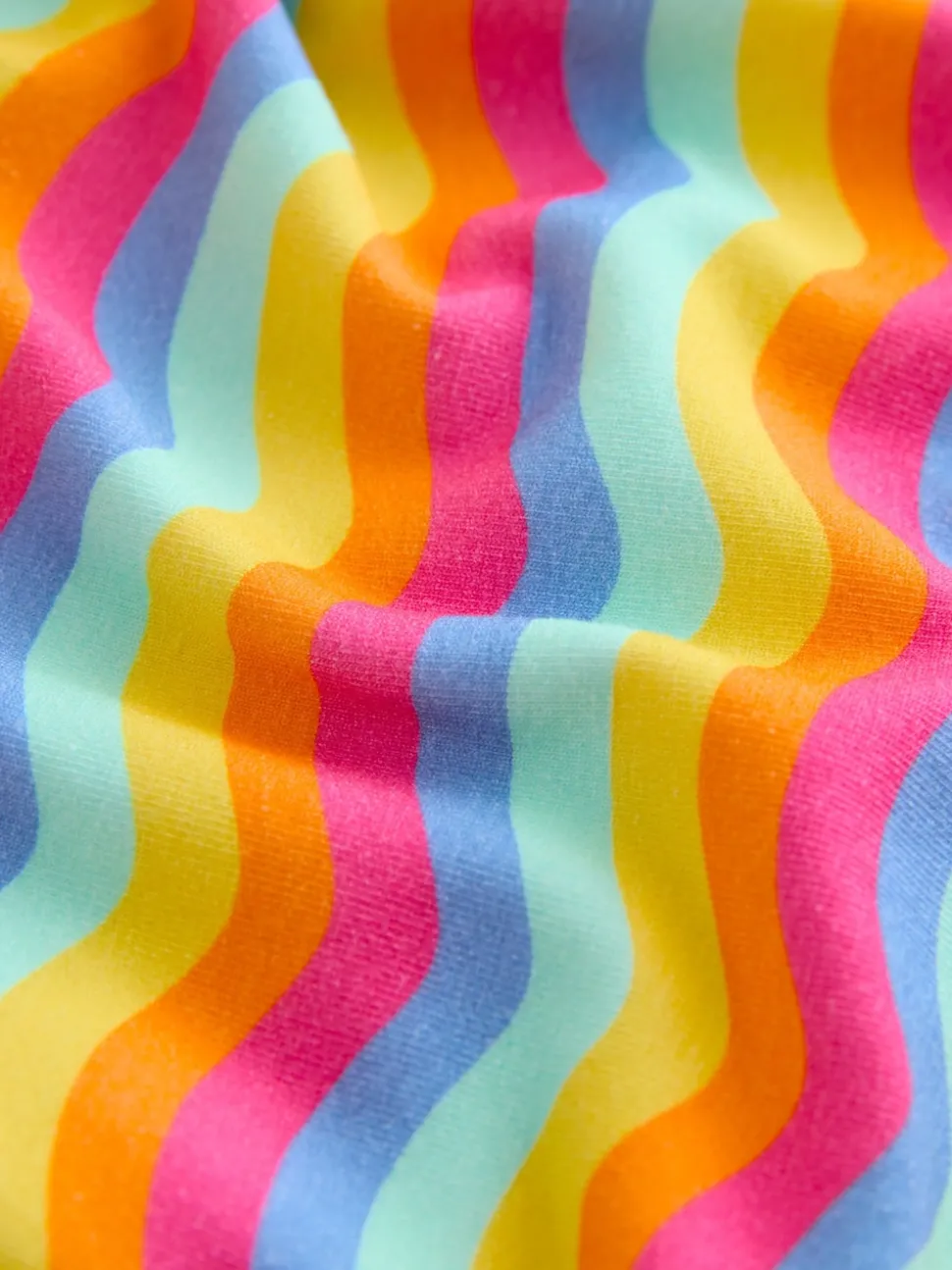 Little Bird by Jools Oliver Rainbow Wave Long Sleeve Skater Dress